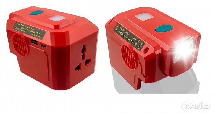 Адаптеры-зарядные устройства Milwaukee 12-18в