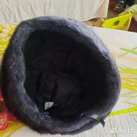 Берет женский из норки мягкий