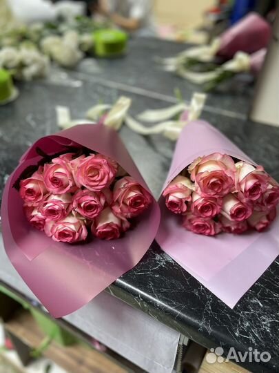 Цветы розы и букеты с доставкой 51 шт 9,19,21