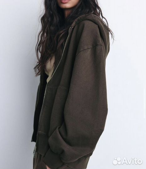 Спортивный костюм на молнии zara новая коллекция