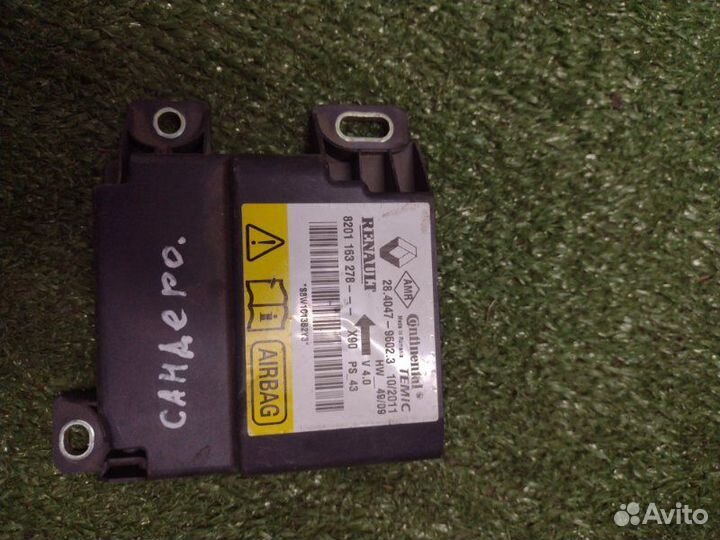 Блок управления AIR BAG Renault Sandero