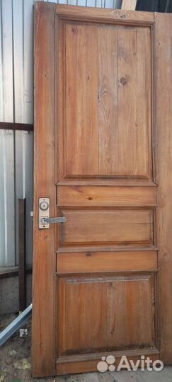 Дверь входная деревянная бу