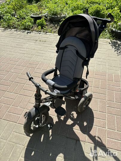 Велосипед коляска с ручкой