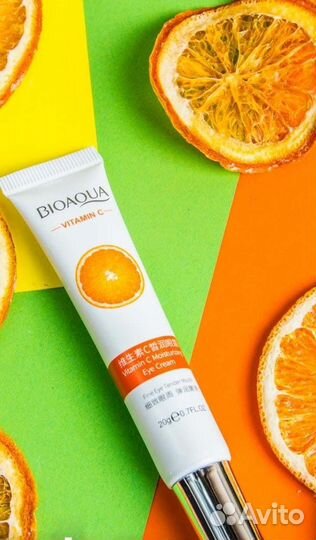 Bioaqua Крем вокруг глаз осветляющий vitamin C 20g