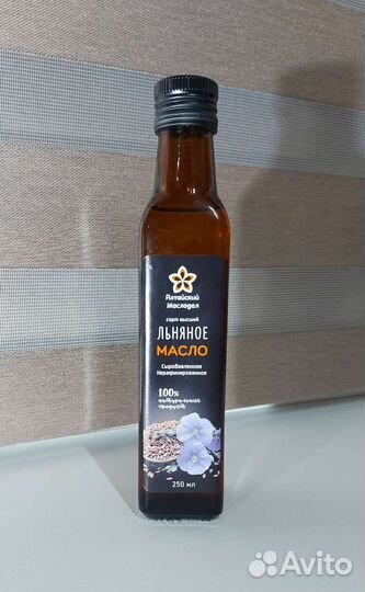 Льняное масло сыродавленное