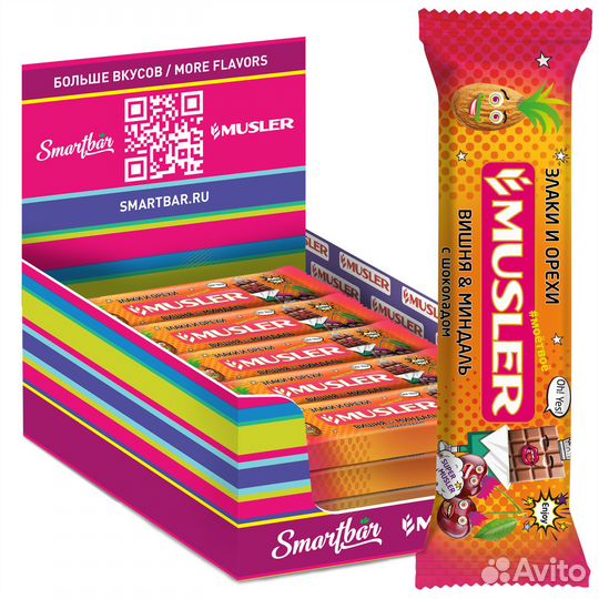 Злаковые батончики Musler, батончики-мюсли оптом