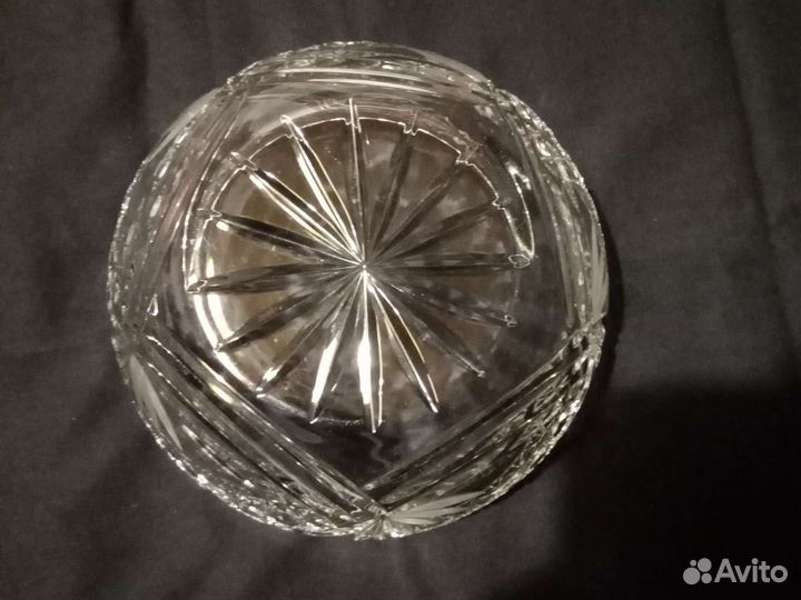 Ваза хрусталь, стекло СССР, Германия