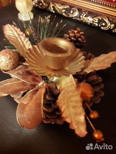 Подсвечник новогодний