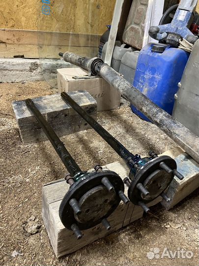 Полуоси волга газ 21, барабаны в сборе (газ 24)