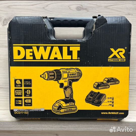 Шуруповерт dewalt DCD771S2