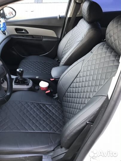 Авточехлы из экокожи. Chevrolet Cruze
