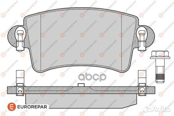 Колодки задние opel Movano/renault Master all 0