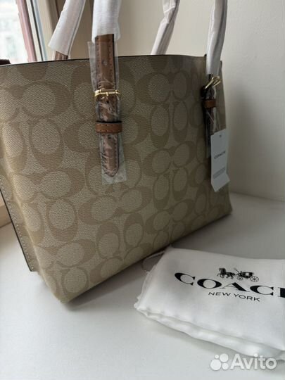 Сумка coach tote mollie