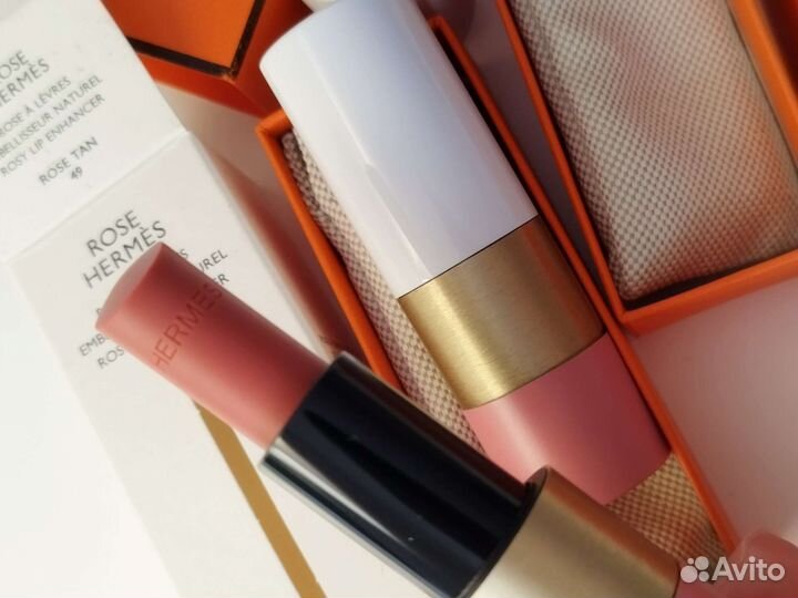 Hermès бальзам для губ Rose Tan