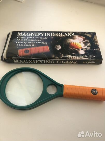 Лупа плюс компас
