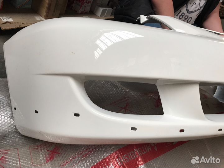 Бампер передний под спойлер Mitsubishi Lancer CS