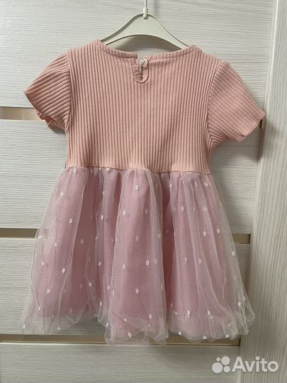Платье нарядное для девочки 9-12 мес