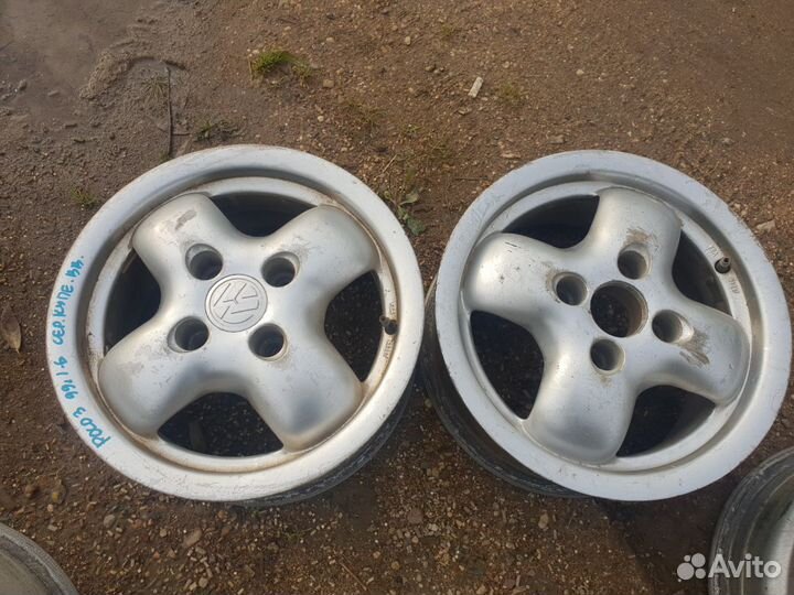 Литой диск vw polo 3 r13 5.5j 4x100 et43 6n0071492