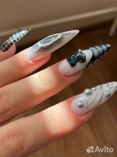 Наращивание Маникюр Покрытие