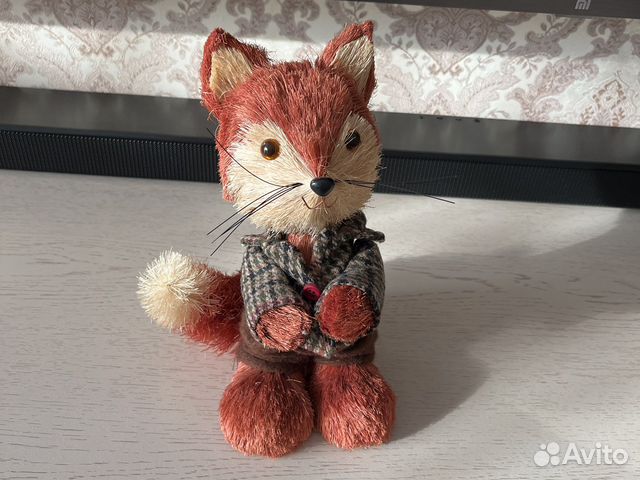 Лисенок из соломы