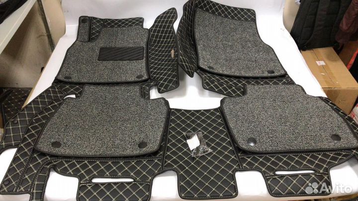 3D Коврики Lexus LS Салон Багажник Экокожа