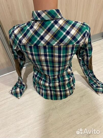 Рубашка в клетку подростковая