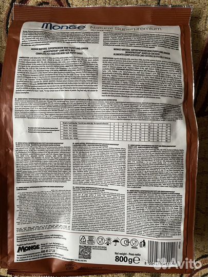 Сухой корм для собак monge