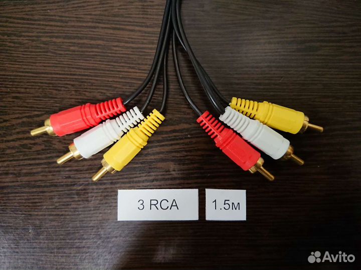 Кабель аудио аналоговый jack-RCA