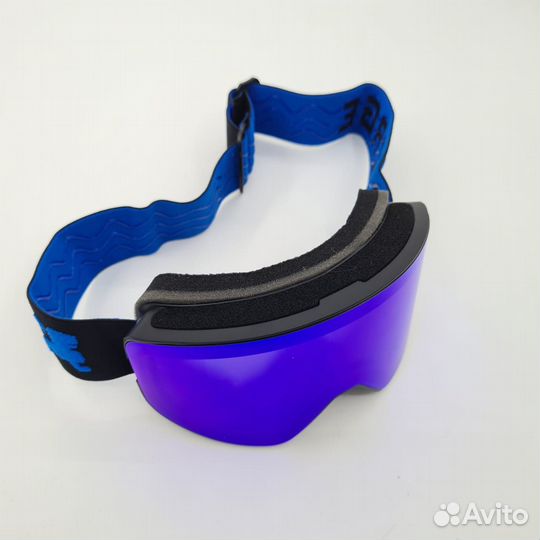 Очки детские горнолыжные, сноуборд, синие