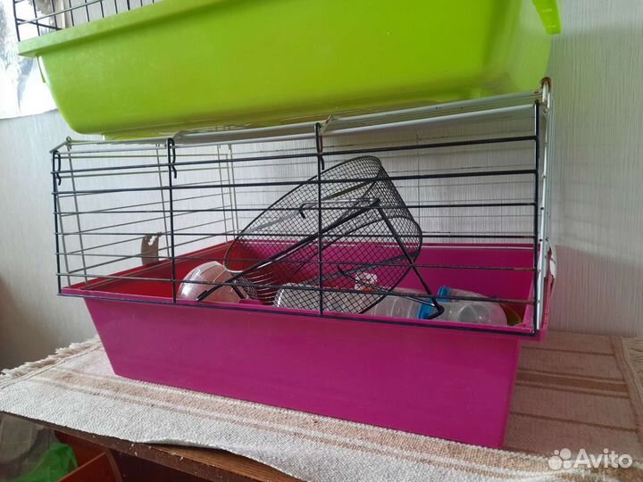 Клетки, тунели, шары, поилки, чашки Б/У