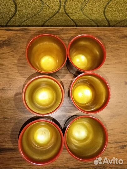 Стопка рюмка хохлома