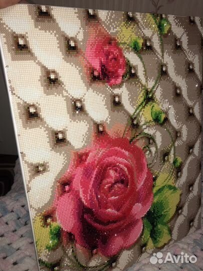 Картина из страз «Роза»