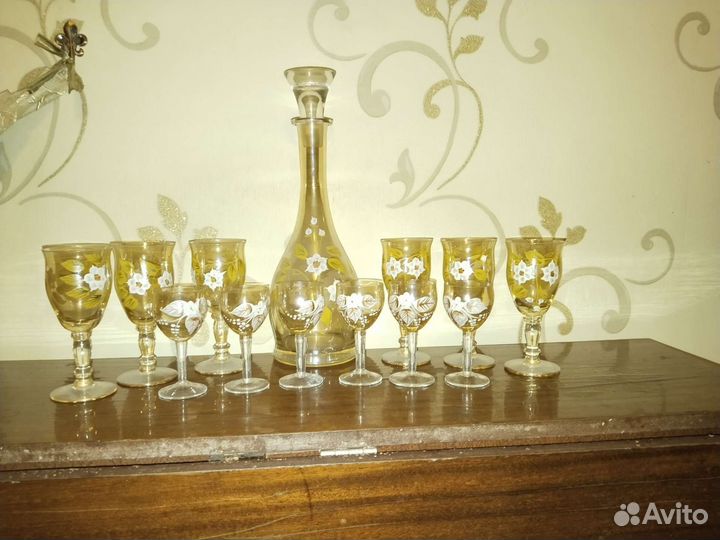 Графин с рюмками СССР