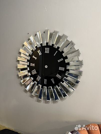 Часы настенные с зеркалом
