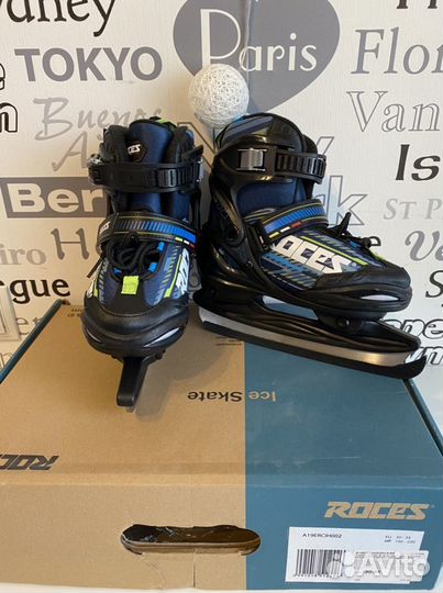 Новые раздвижные коньки Roces 30-35р