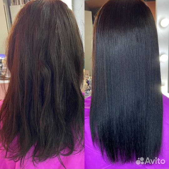 Кератин ботокс волос