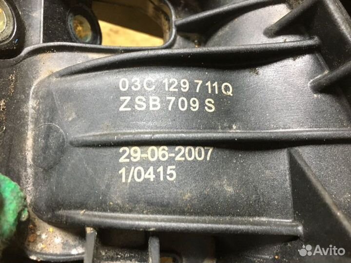 Коллектор впускной volkswagen golf 5