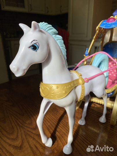 Карета с лошадью для барби, Золушки