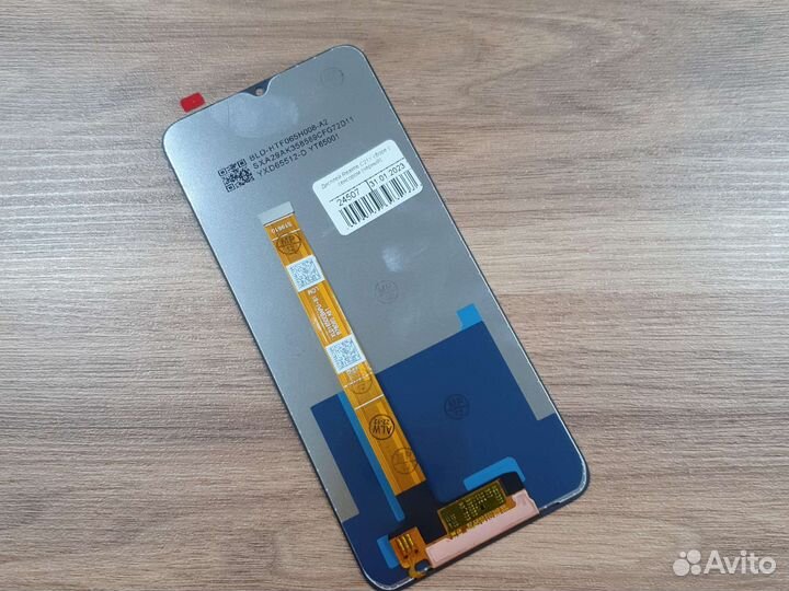 Дисплей Realme C21Y сборе с сенсором (черный)