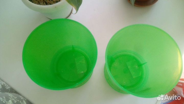 Кашпо - Горшок для орхидеи пластик прозрачные