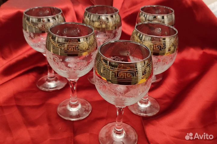 Хрустальные фужеры,бокалы,рюмки