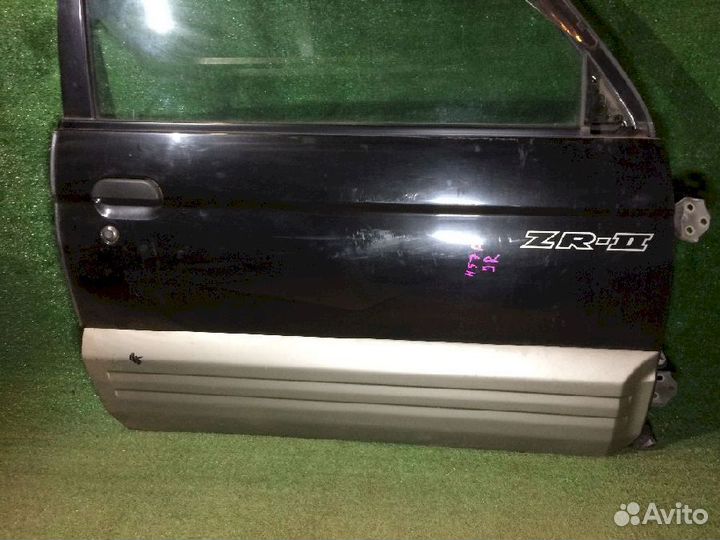 Дверь правая Mitsubishi Pajero Junior H57A Черная