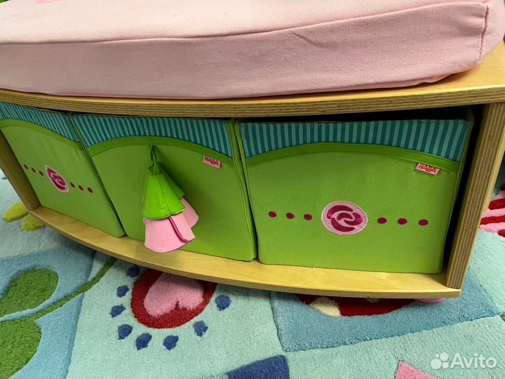 Тумба Хаба с сидением для девочки