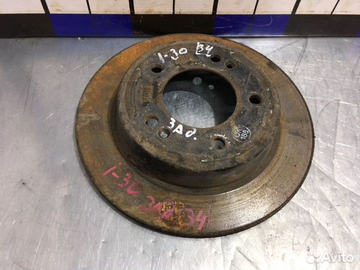 Тормозной диск задний Hyundai I30 хэтчбек G4FG