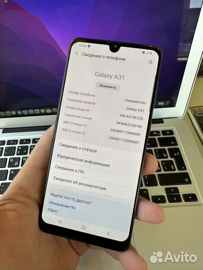 Samsung Galaxy A31, 4/64 ГБ