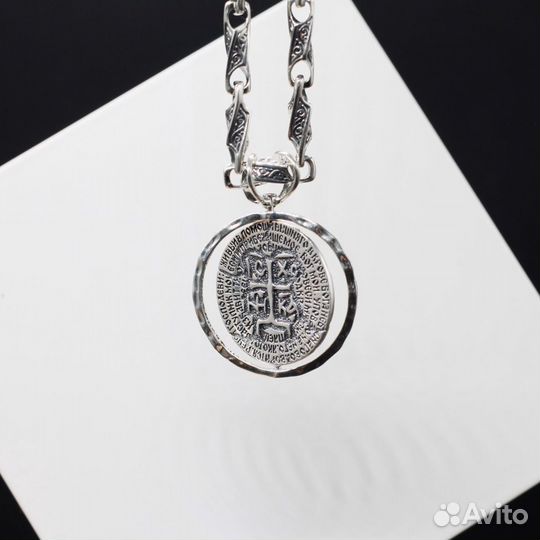 Сим победишь подвеска серебряная