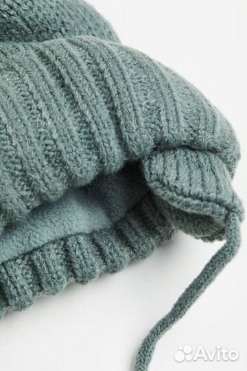 Шапка и варежки комплект новый h&m 86/92