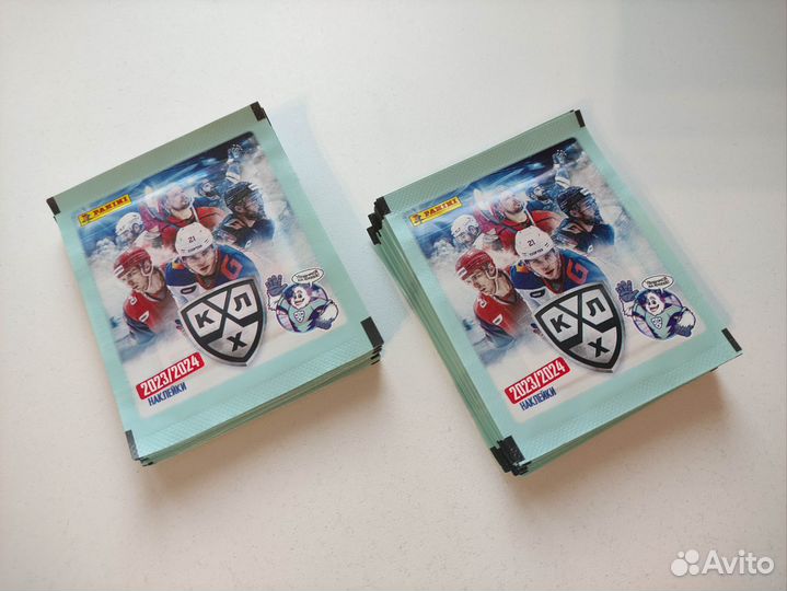 Наклейки panini кхл 2023-2024 15 пакетиков