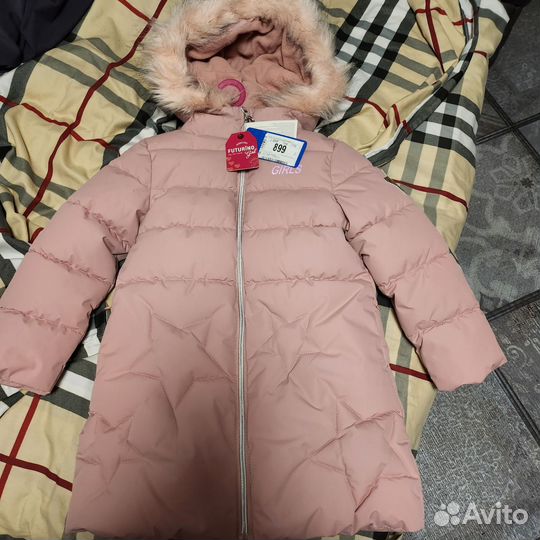 Куртка-пуховик на девочку 110