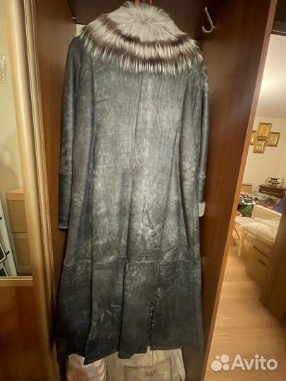 Дублёнка кожаная 50 размер